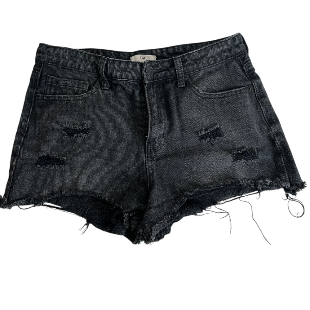 BP Black Distressed Denim Jean Shorts